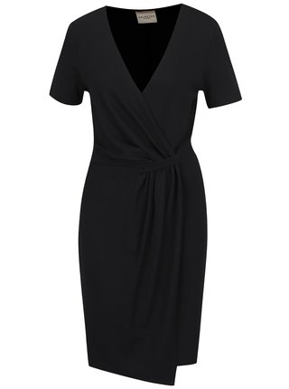 Čierne asymetrické šaty Selected Femme Dinga