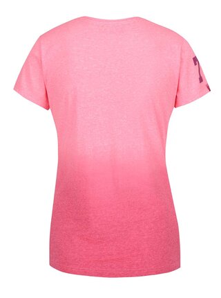 Ružové dámske melírované tričko s potlačou Superdry