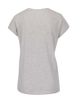 Sivé tričko s potlačou Roxy Bobby