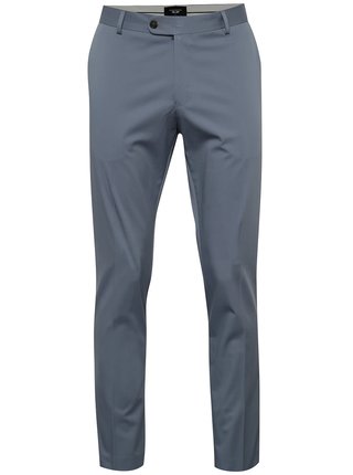 Světle modré oblekové kalhoty Selected Homme Abone-Cotton