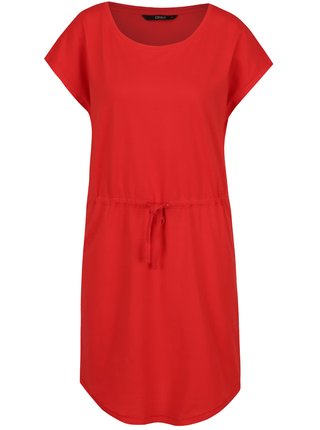 Červené šaty s krátkym rukávom ONLY May