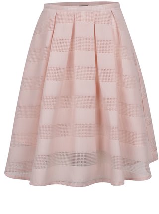 Ružová pruhovaná sukňa VERO MODA Green