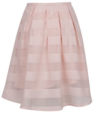 Ružová pruhovaná sukňa VERO MODA Green