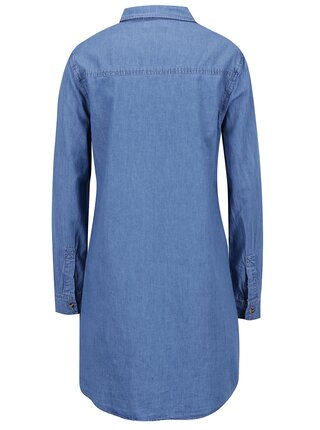 Modré rifľové šaty Apricot