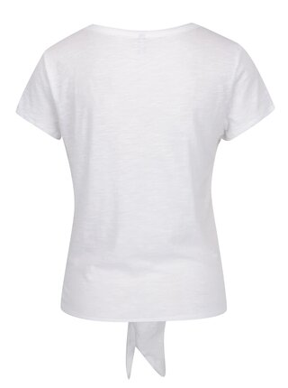 Bílé tričko s vázáním na uzel ONLY Kasia
