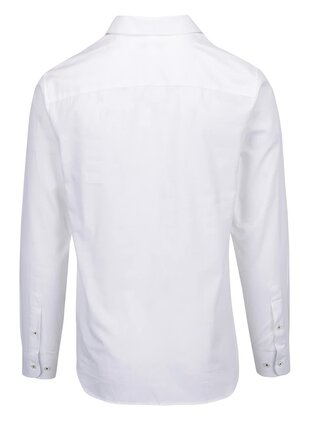 Bílá formální slim fit košile s dlouhým rukávem Jack & Jones Tim