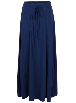 Tmavě modrá maxi sukně VILA Mirana