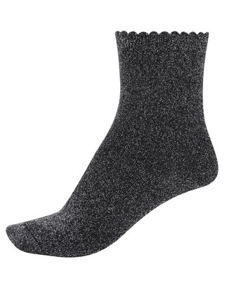 Sivé trblietavé ponožky Pieces Sebby
