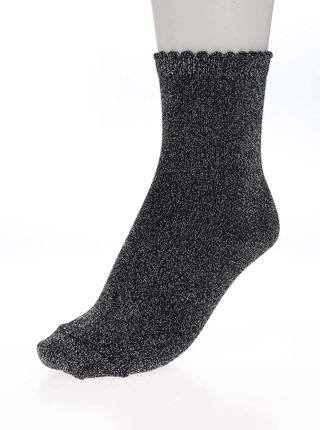 Sivé trblietavé ponožky Pieces Sebby