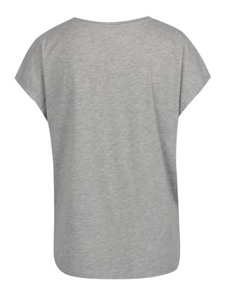 Sivé tričko s ozdobným detailom VILA Dreamers 