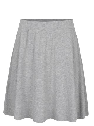 Sivá sukňa s pružným pásom VILA Foma