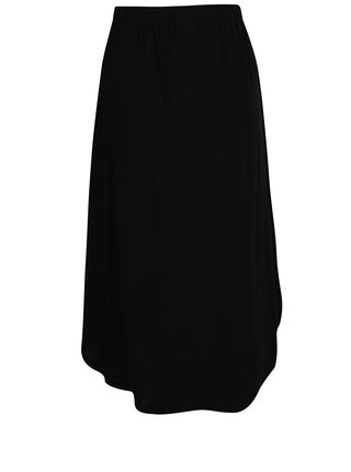 Čierna sukňa s predĺženým zadným dielom Noisy May Julian