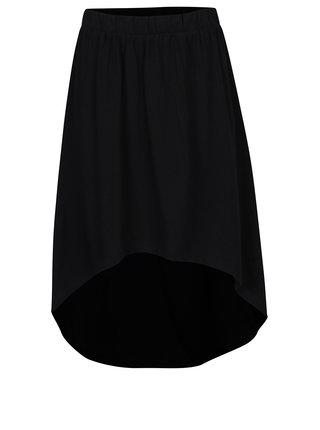 Čierna sukňa s predĺženým zadným dielom Noisy May Julian