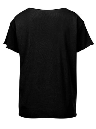 Čierne basic tričko s krátkymi rukávmi ONLY Vivi