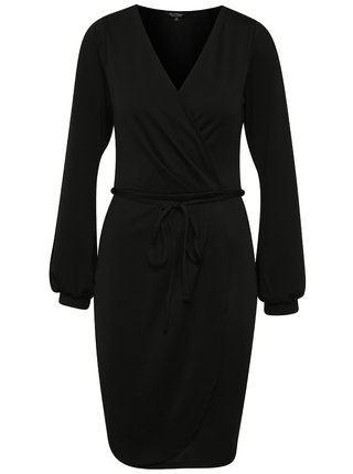 Čierne šaty s detailmi Miss Selfridge