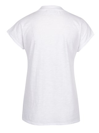 Biele tričko s aplikáciou Noisy May Pins