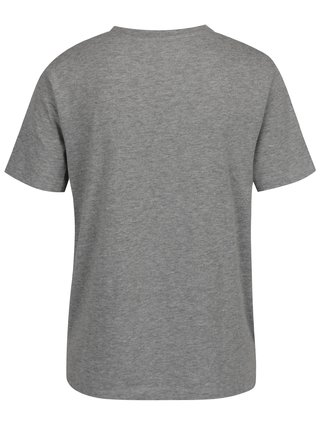 Sivé tričko s vyšitým nápisom VERO MODA Ann