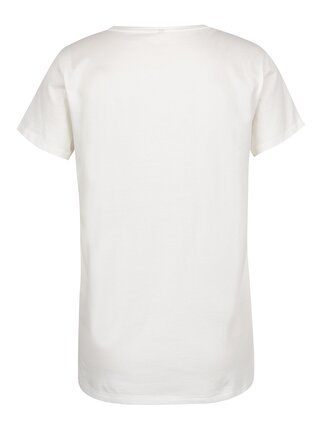 Biele tričko s výšivkami ONLY Kira