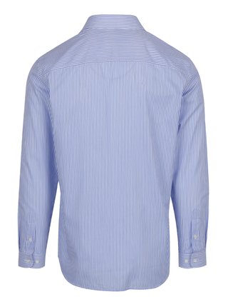 Modrá pruhovaná formální slim fit košile Jack & Jones Premium Costa Rica