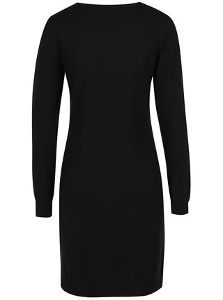 Čierne svetrové šaty VILA Bekka