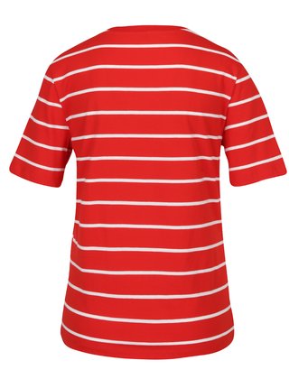 Bielo-červené pruhované tričko ONLY Great