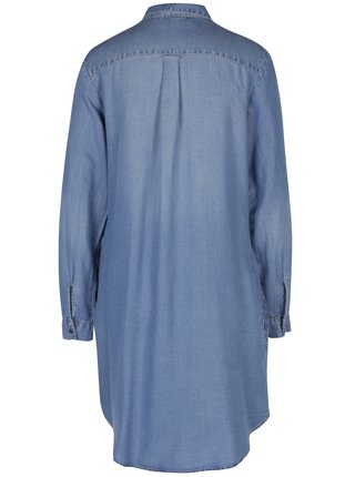 Svetlomodré rifľové košeľové šaty VERO MODA Silla