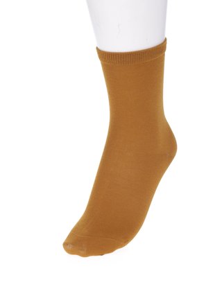 Hnedé ponožky Selected Femme Bobby 