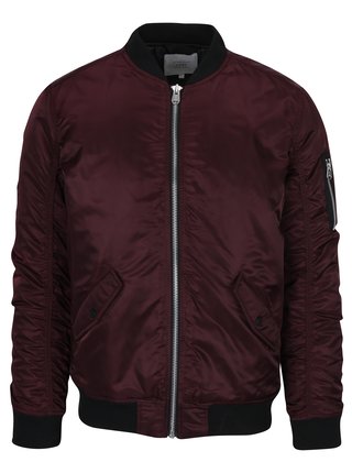 Vínový bomber Jack & Jones Bias