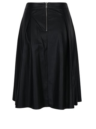Čierna koženková sukňa ONLY Tinka Ella