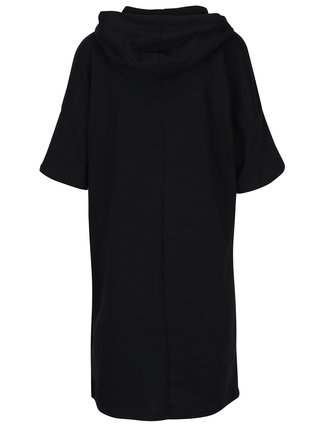 Čierne mikinové šaty s netopierími rukávmi Noisy May Willow