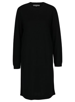 Čierne svetrové vlnené šaty Selected Femme Eileen