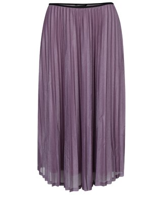 Světle fialová plisovaná sukně VERO MODA Glitzy 