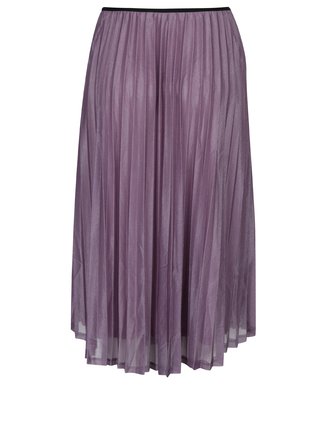 Světle fialová plisovaná sukně VERO MODA Glitzy 