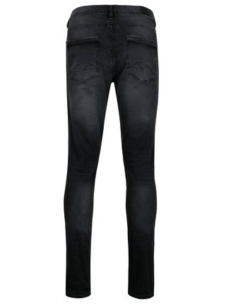 Tmavě šedé pánské džíny s vyšisovaným efektem Blend 