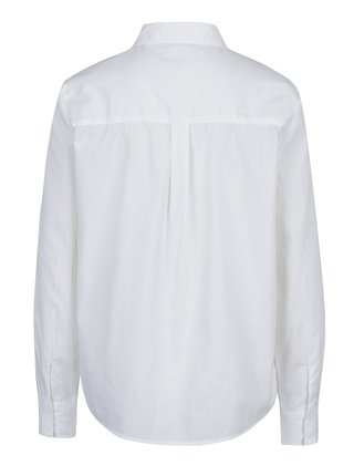 Biela košeľa s výšivkou na golieri Noisy May Tigi