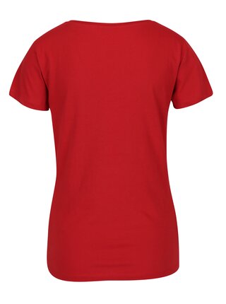 Červené tričko s potlačou Jacqueline de Yong Chicagos