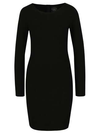 Čierne puzdrové šaty Superdry Agusta