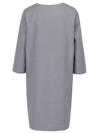 Sivé melírované mikinové šaty ONLY Nadia