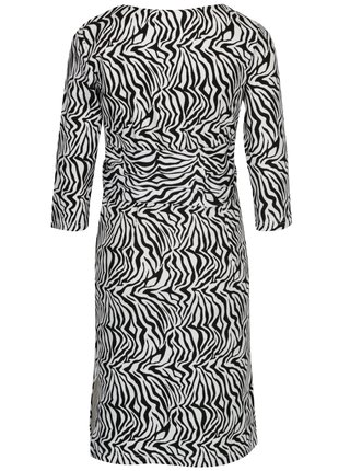 Čierno-biele vzorované šaty Mama.licious Zebra