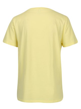 Žlté tričko s výšivkou ONLY Kita