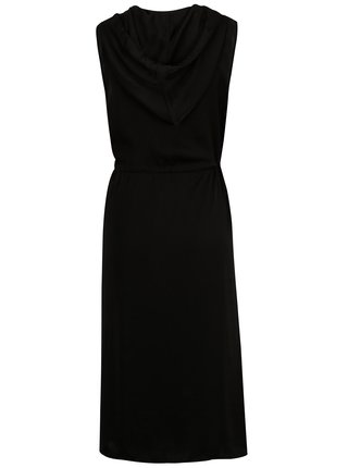 Čierne dlhé šaty s kapucňouNoisy May