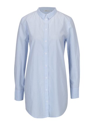 Bielo-modrá dlhá pruhovaná košeľa ONLY Sapelin