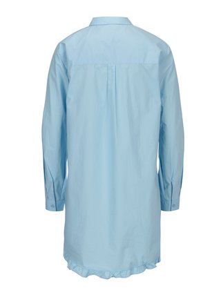 Modrá dlhá áčková košeľa ONLY Monique