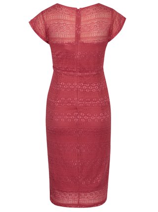 Ružové čipkované tehotenské šaty Mama-licious Cabrini