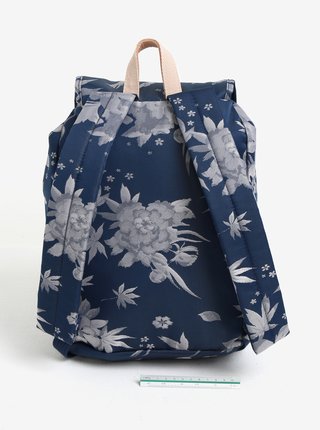 Modrý dámsky kvetovaný batoh Eastpak Superb Special Arayanna 14 l