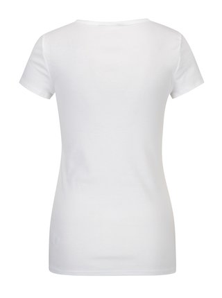 Biele basic tričko s krátkym rukávom Dorothy Perkins