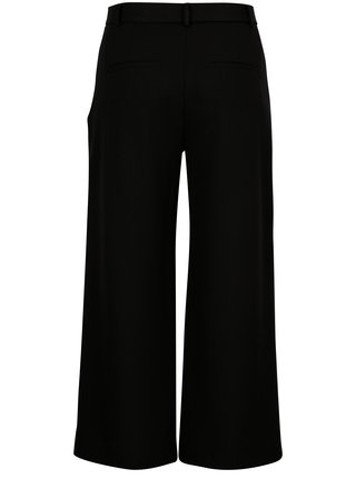 Čierne culottes s vysokým pásom Selected Femme Aila