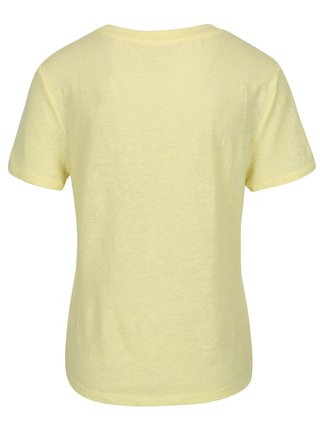 Žlté tričko s uzlom ONLY Uma