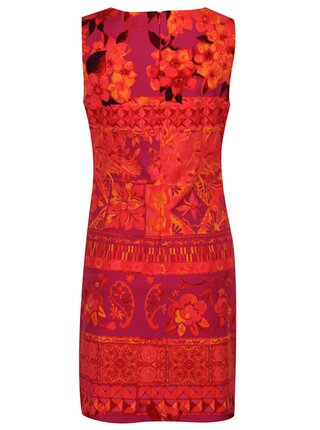 Fialovo-oranžové šaty Desigual Angelina 
