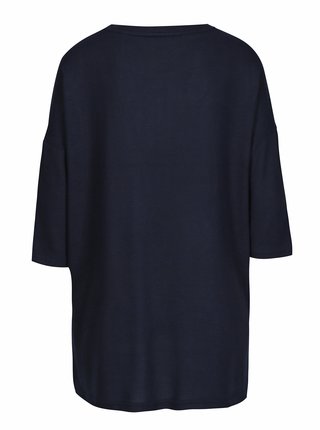 Modrý voľný sveter s 3/4 rukávom ONLY New Maye